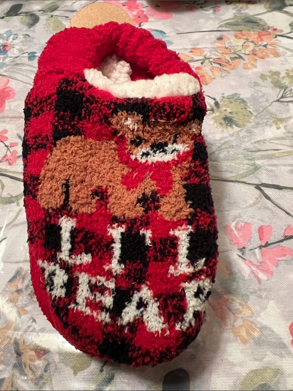 Children’s Slippers LI’L Bear fit shoe size 6 to 11 Age